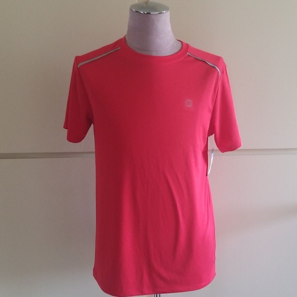 Balance Collection Mens SS Red/Reflector T-Shirt,S
